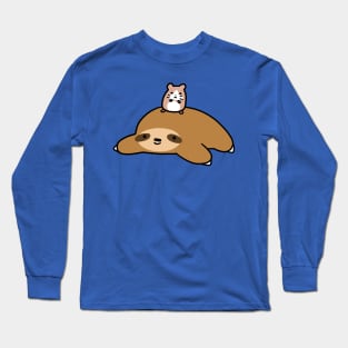 Sloth and Hamster Long Sleeve T-Shirt